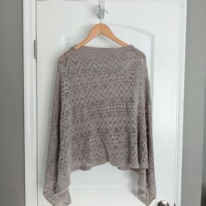 Light Grey Poncho